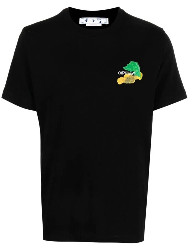Off-White  Brush Arrow logo-print T-shirt