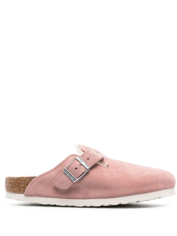 Birkenstock side buckle-fastening slides