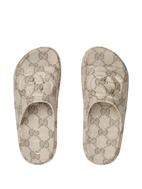 Gucci  Interlocking G-print slides - Image 4