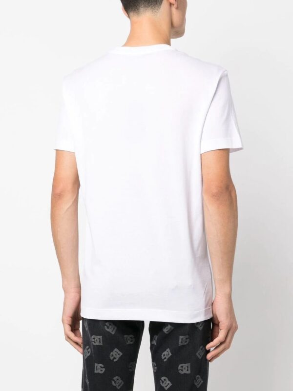 Dolce & Gabbana  DG Essentials logo-embroidered T-shirt - Image 3
