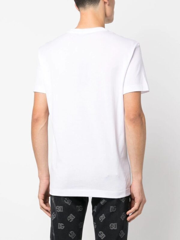 Dolce & Gabbana  DG Essentials logo-embroidered T-shirt - Image 4