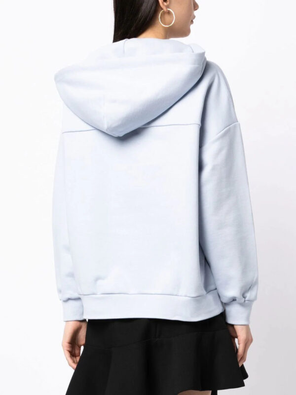 Alexander McQueen  logo-print drawstring hoodie - Image 4