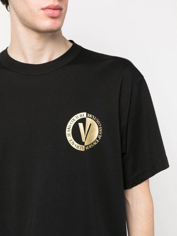 Versace Jeans Couture  logo-print cotton T-shirt - Image 4