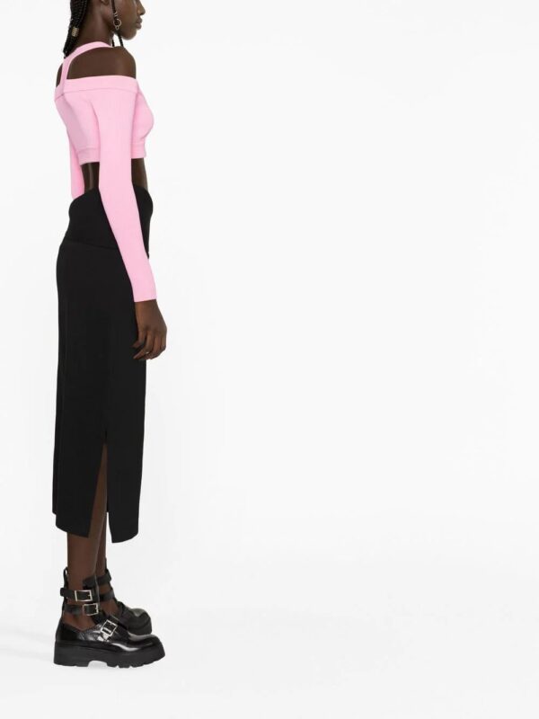 Alexander McQueen  cut-out cropped top - Image 3