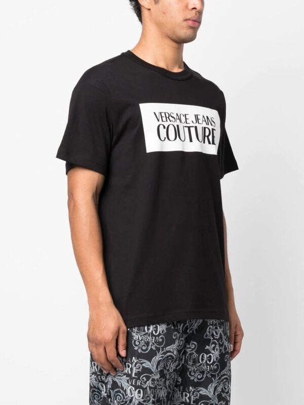 Versace Jeans Couture  logo print cotton T-shirt - Image 3