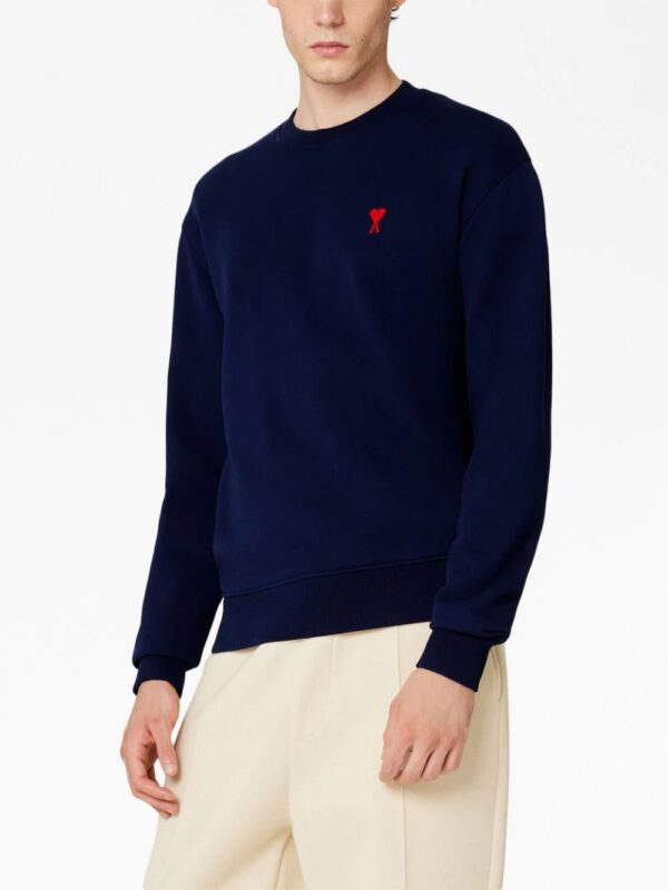 AMI Paris  Ami de Coeur cotton sweatshirt - Image 4