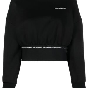Karl Lagerfeld  logo-print crew-neck sweatshirt