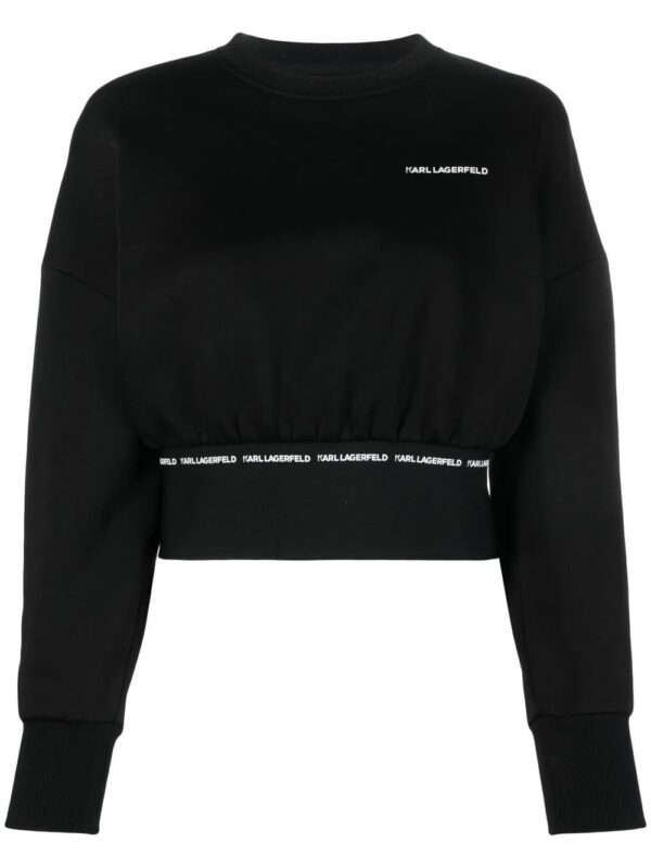Karl Lagerfeld  logo-print crew-neck sweatshirt
