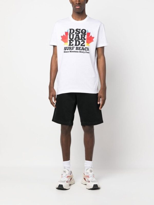 DSQUARED2  logo-print cotton T-shirt - Image 2