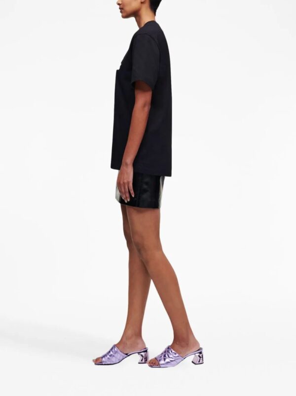 Karl Lagerfeld  logo-print organic cotton T-shirt - Image 3