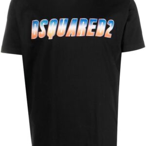 DSQUARED2 glitter logo-print T-shirt