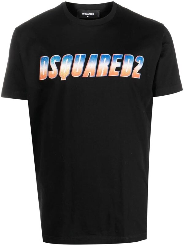 DSQUARED2  glitter logo-print T-shirt