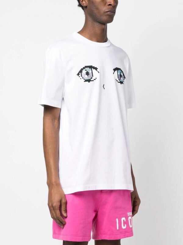 Dsquared2  pixel eye-print T-shirt - Image 3