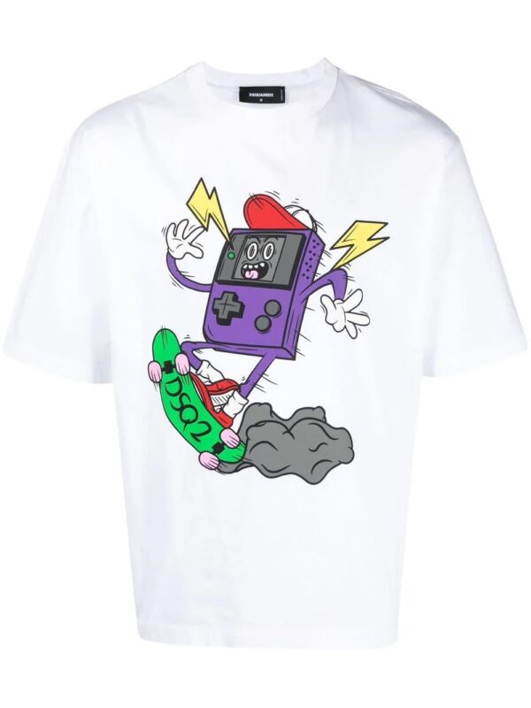Dsquared2  cartoon-print short-sleeve T-shirt
