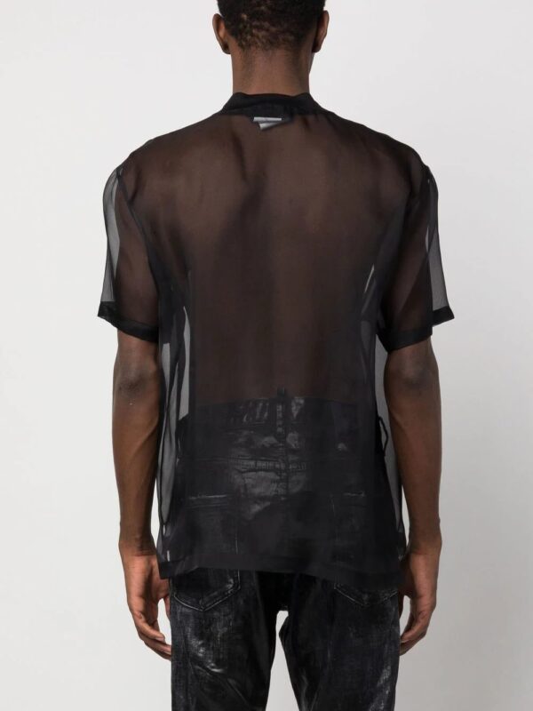 Dsquared2  Icon sheer T-shirt - Image 4