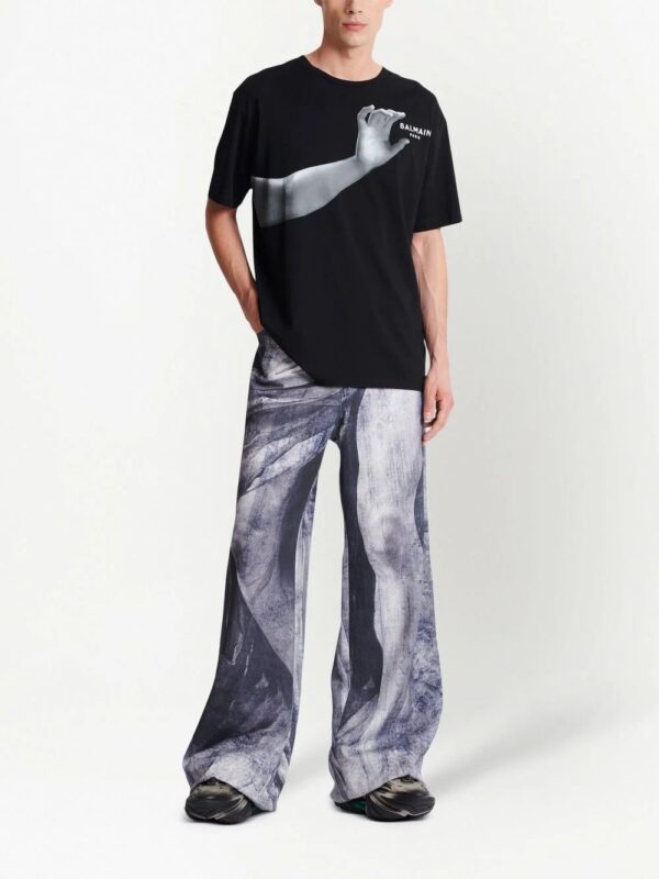 Balmain  graphic-print cotton T-shirt - Image 2