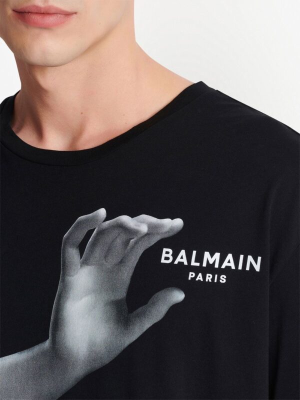 Balmain  graphic-print cotton T-shirt - Image 4