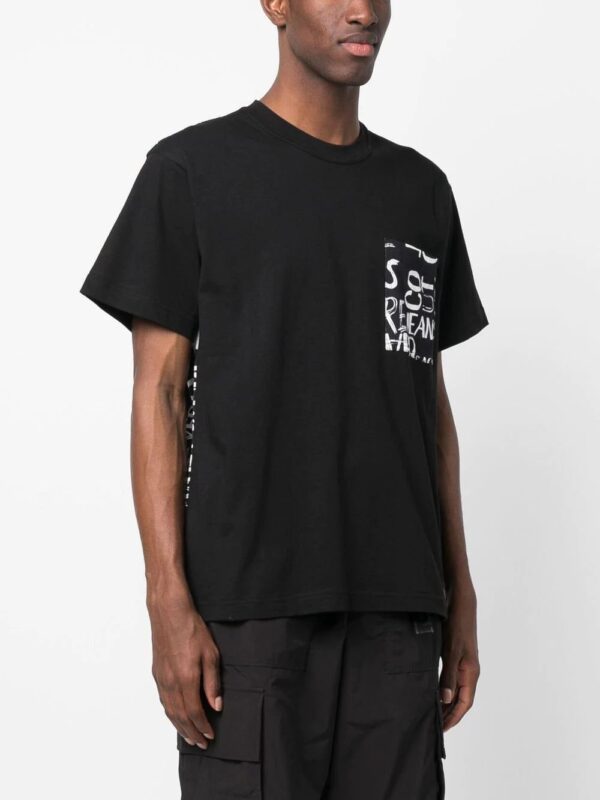 Versace Jeans Couture  all-over logo-print T-shirt - Image 3