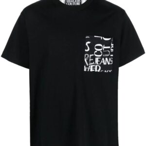 Versace Jeans Couture all-over logo-print T-shirt