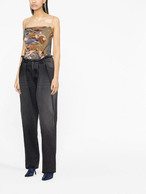 Balmain Sky-print silk camisole top - Image 3