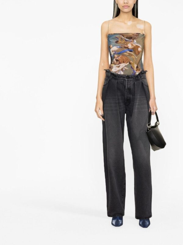 Balmain Sky-print silk camisole top - Image 2