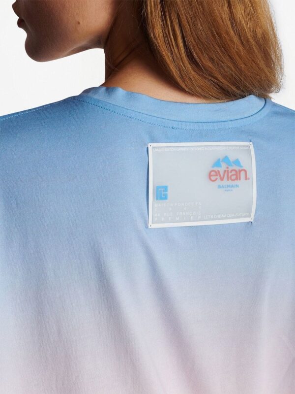 Balmain x Evian gradient-effect T-shirt - Image 5