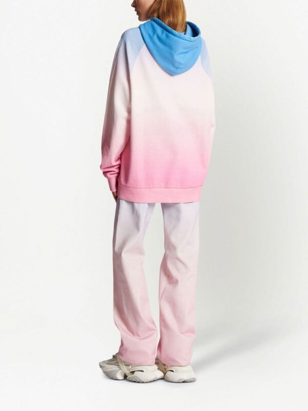 Balmain x Evian gradient-effect oversized hoodie - Image 3