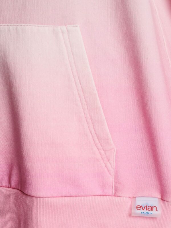 Balmain x Evian gradient-effect oversized hoodie - Image 5