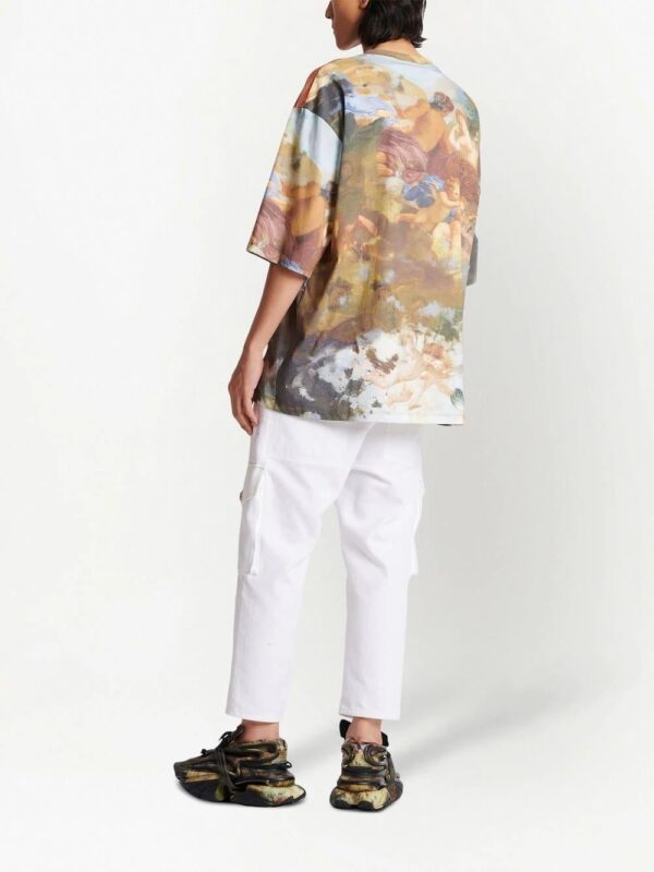 Balmain  paint-print T-shirt - Image 3