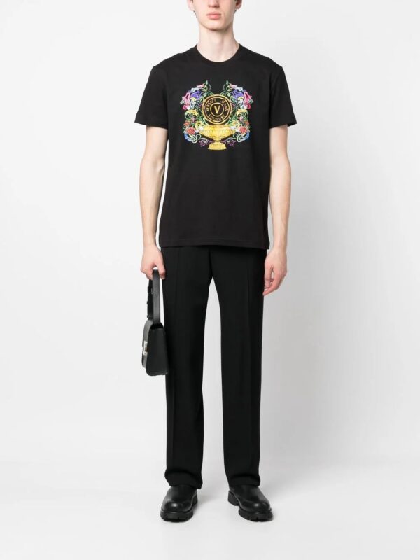 Versace Jeans Couture  graphic-logo-print T-shirt - Image 2