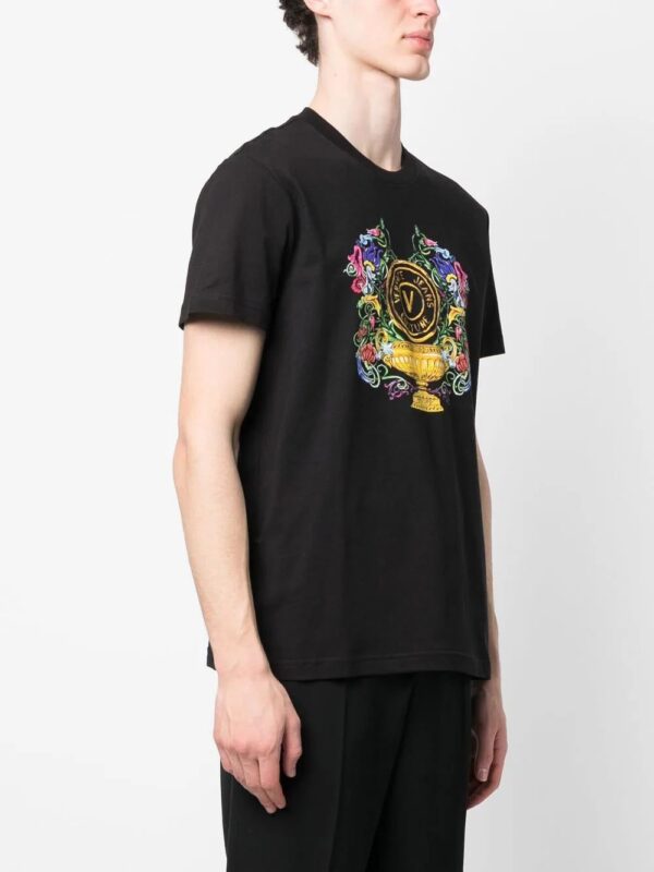 Versace Jeans Couture  graphic-logo-print T-shirt - Image 3