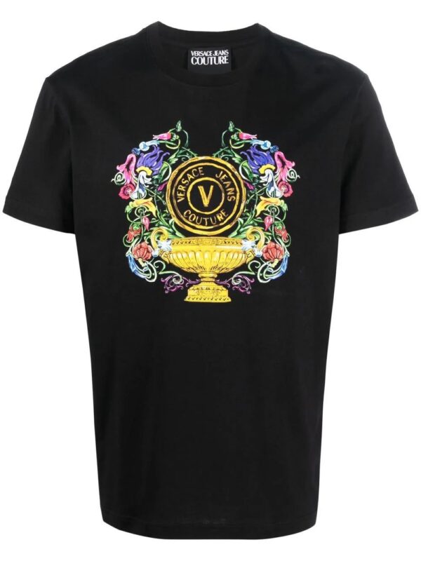 Versace Jeans Couture  graphic-logo-print T-shirt