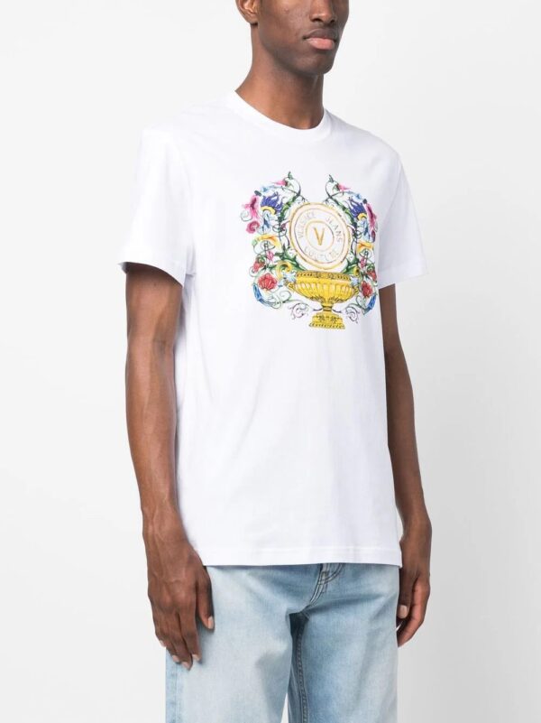 Versace Jeans Couture  logo-print cotton T-shirt - Image 3