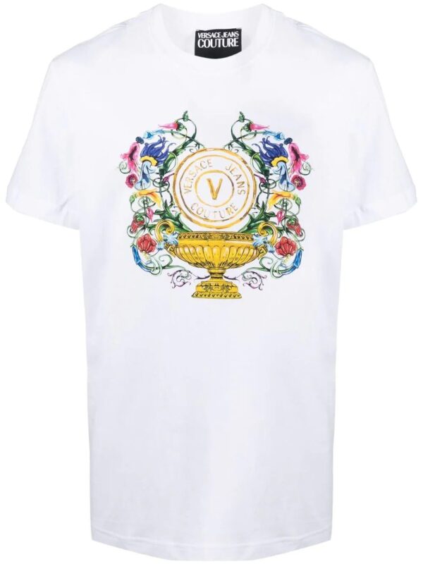 Versace Jeans Couture  logo-print cotton T-shirt