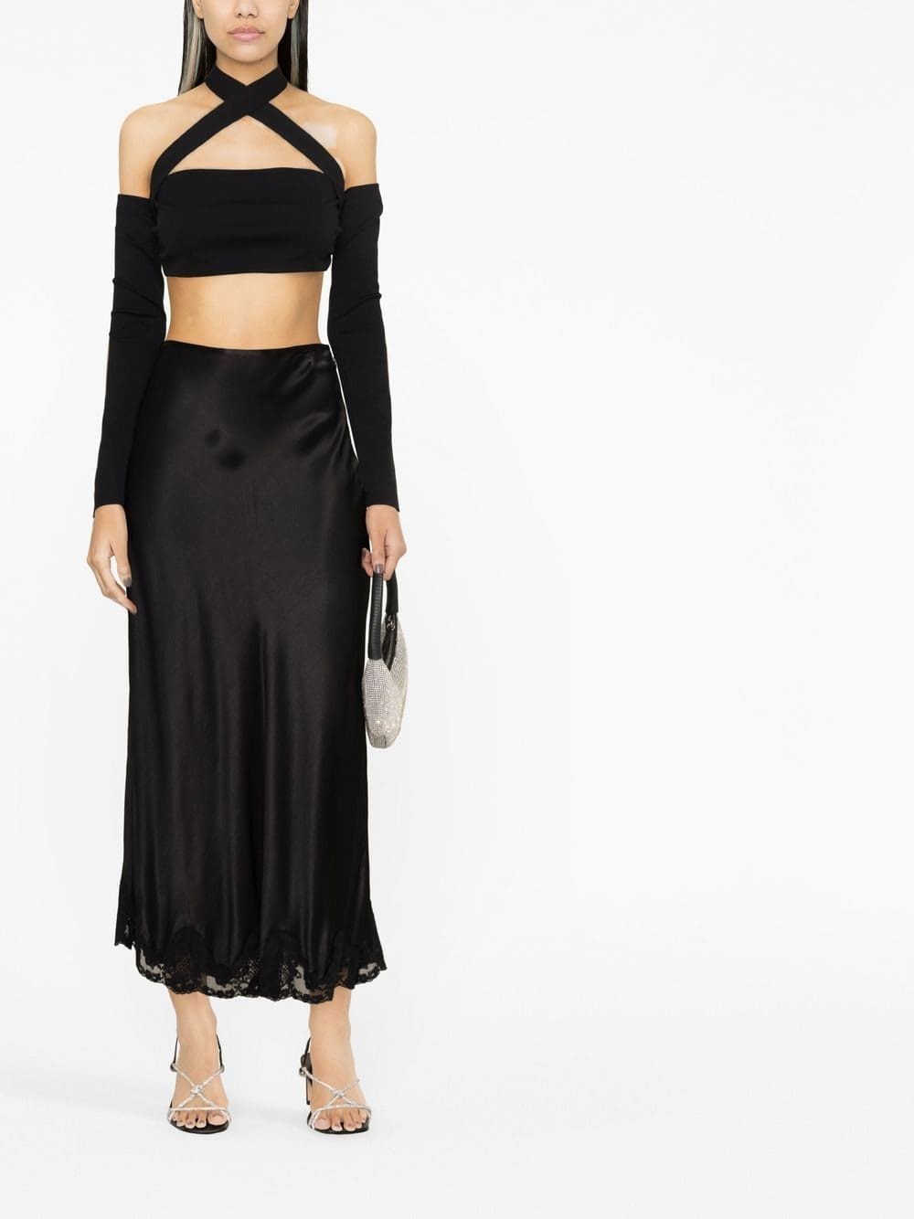 Dolce & Gabbana cross-strap cut-out top - Image 4