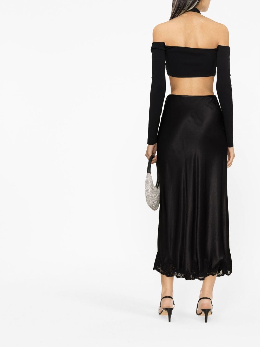 Dolce & Gabbana cross-strap cut-out top - Image 3