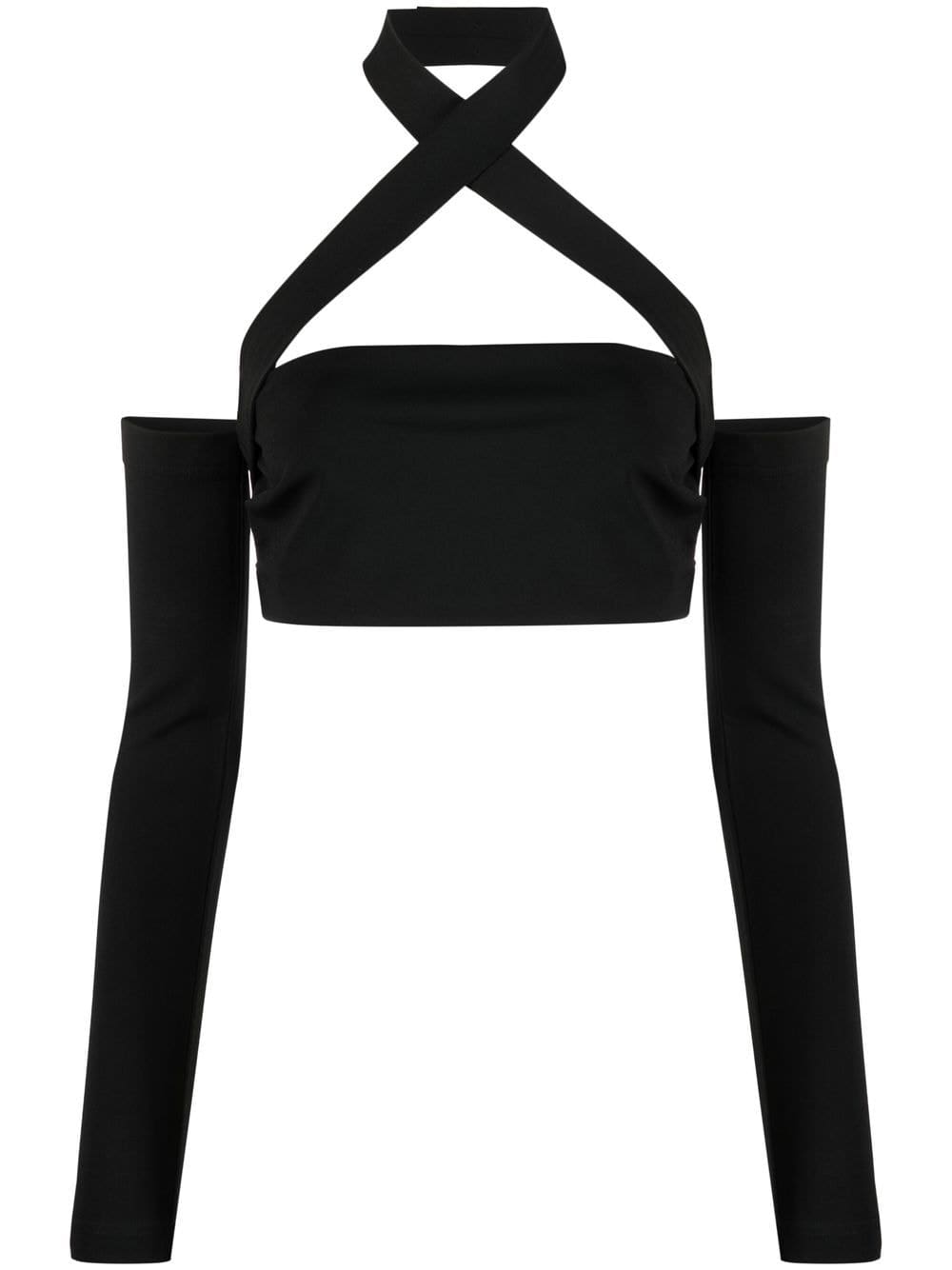Dolce & Gabbana cross-strap cut-out top