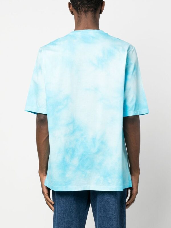 DSQUARED2  logo-print tie-dye T-shirt - Image 4