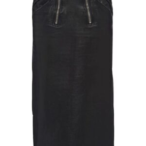 Prada  midi leather pencil skirt