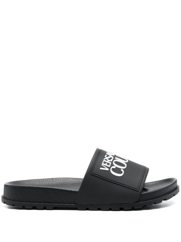 Versace Jeans Couture logo-print slides
