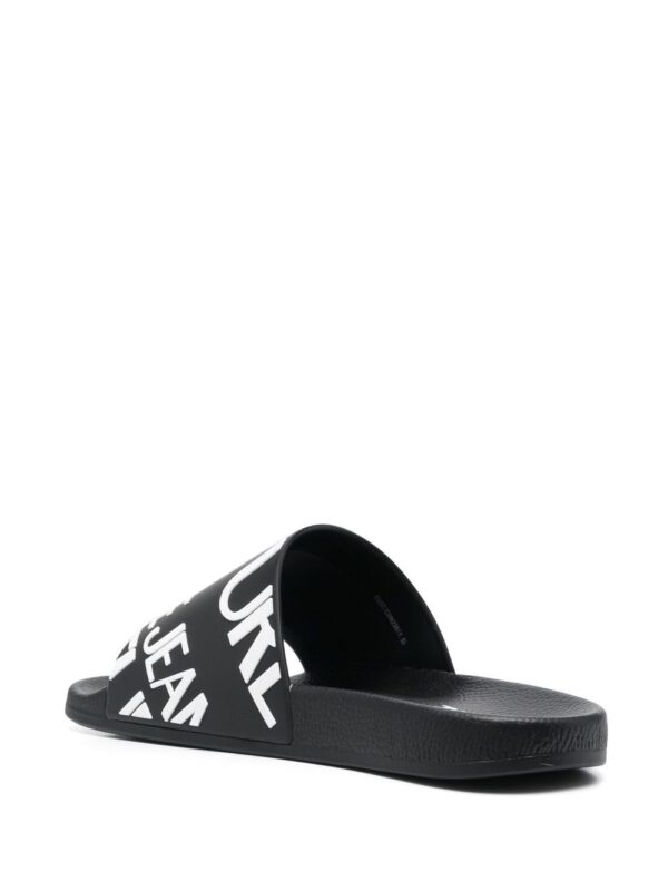 Versace Jeans Couture logo-print slides - Image 3