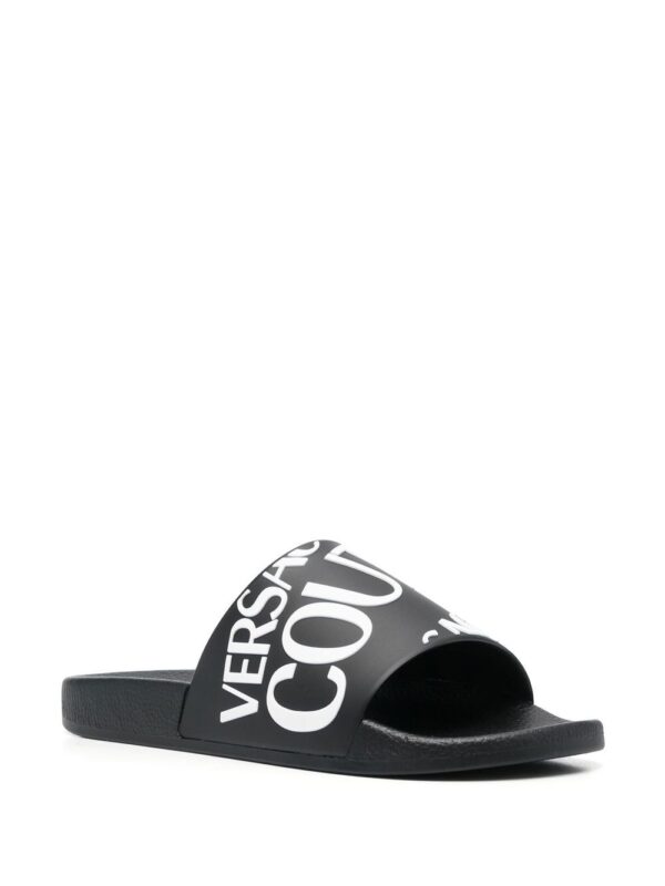 Versace Jeans Couture logo-print slides - Image 2