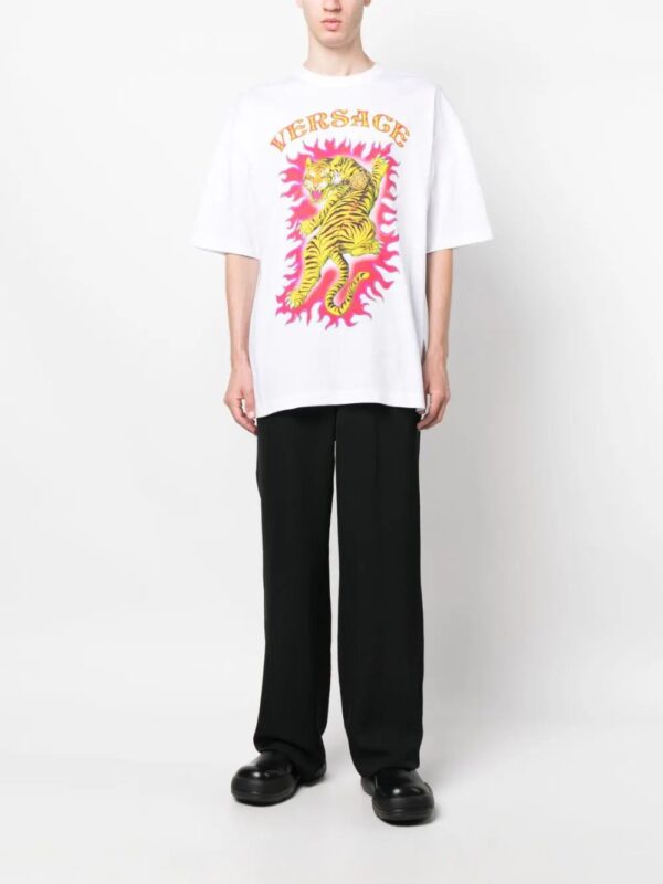 Versace  Roar-print cotton T-shirt - Image 2