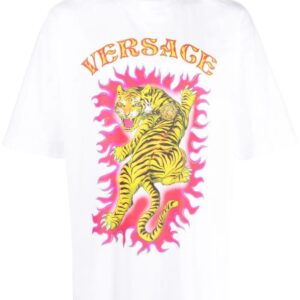Versace Roar-print cotton T-shirt