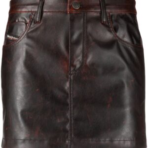 Diesel  O-Kin faux-leather miniskirt