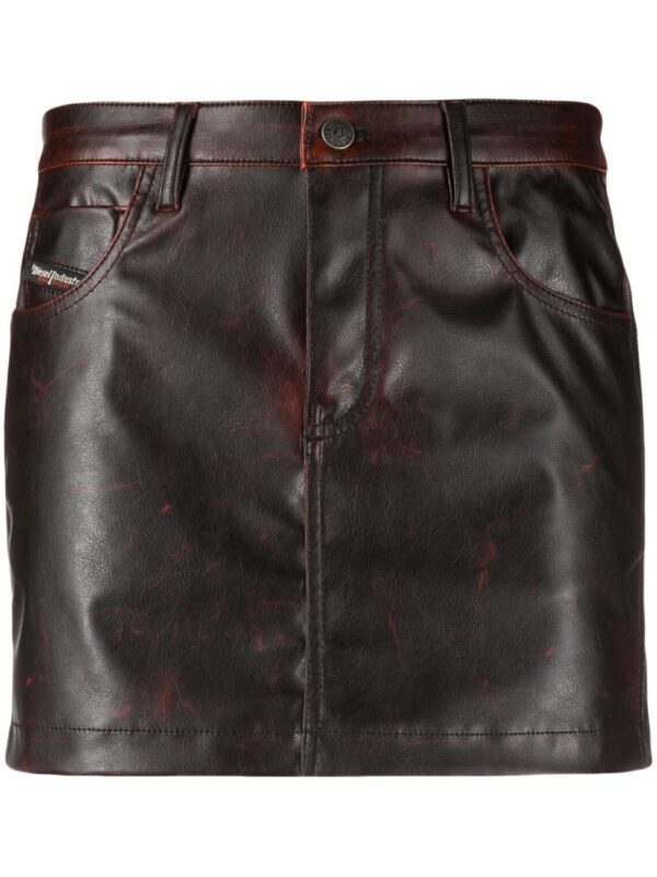Diesel  O-Kin faux-leather miniskirt