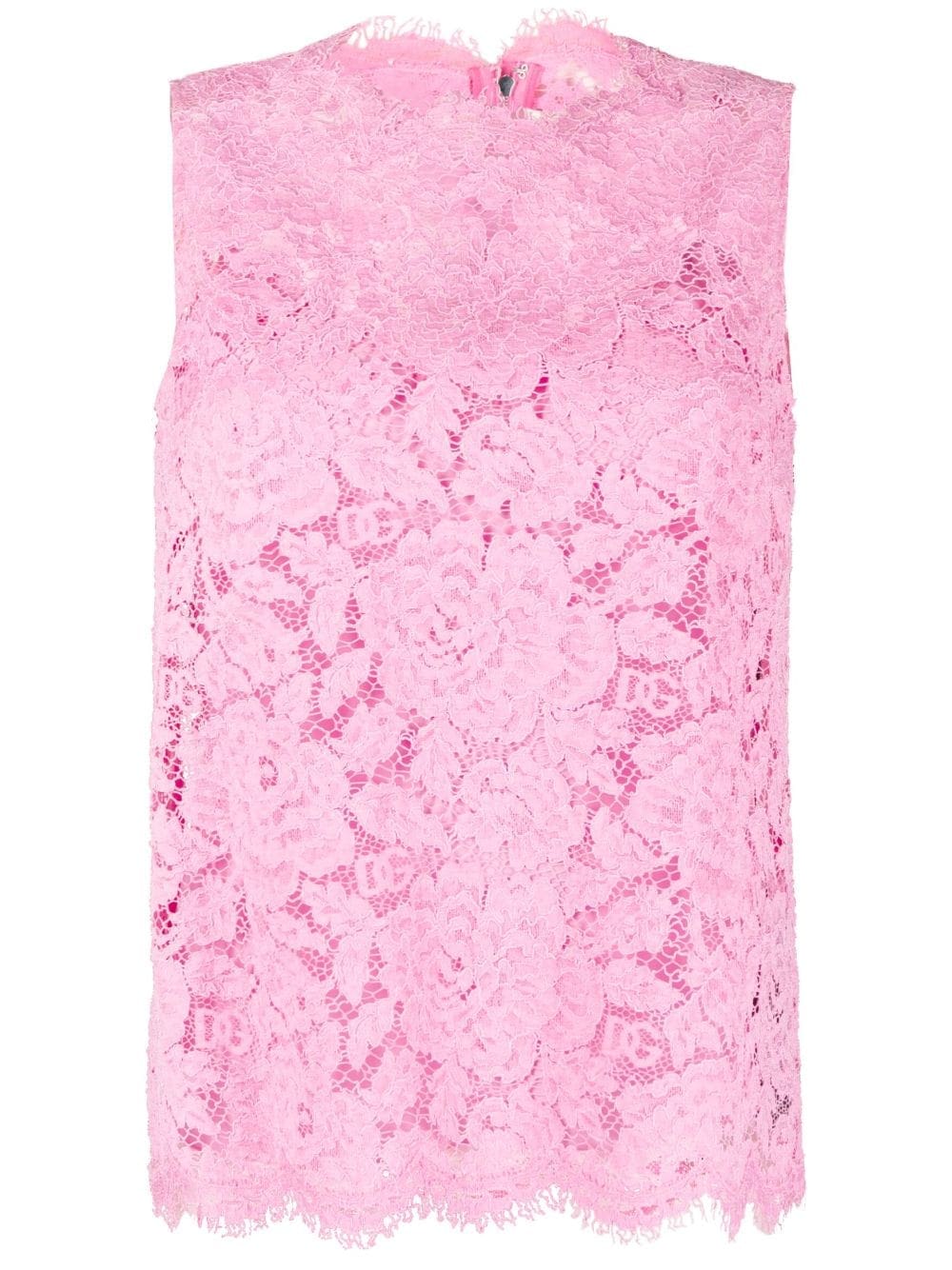 Dolce & Gabbana floral lace sleeveless top