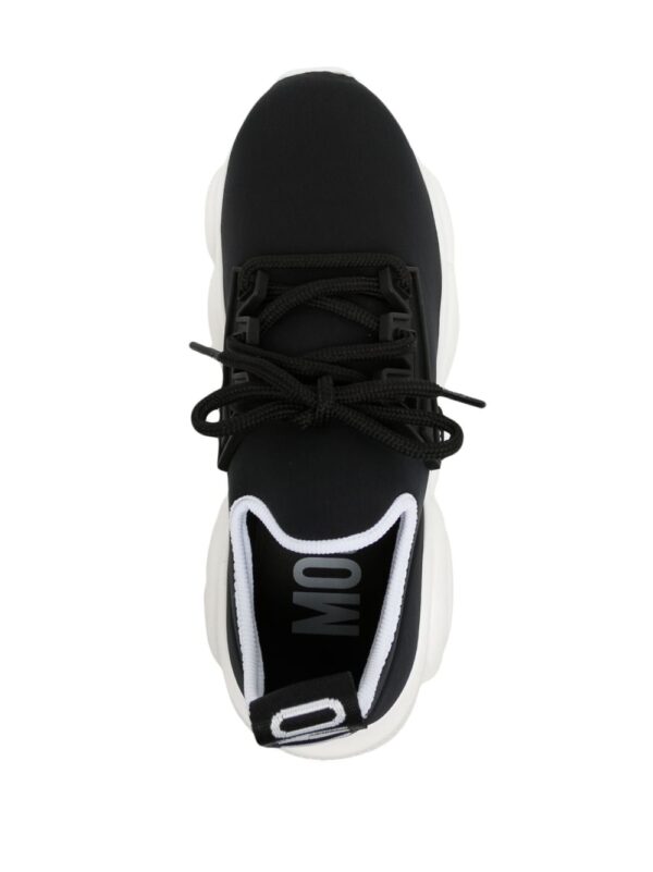 Moschino logo-patch low-top sneakers - Image 4