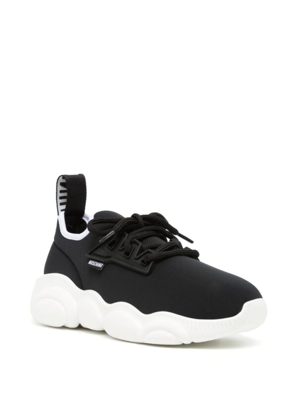 Moschino logo-patch low-top sneakers - Image 2