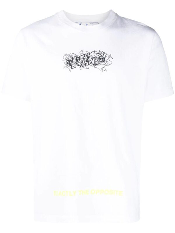 Off-White  graphic-print cotton T-shirt